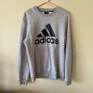 Adidas Light Grey Crewneck (Size M)
